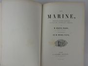 La Marine, arsenaux, navires, équipages, navigation, atterrages combats. Illustrations de M. Morel-Fatio. par Eugene Pacini - Image 3