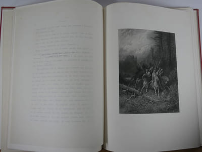 VIVIANE. Poème traduit de l'anglais par Francisque Michel avec neuf gravures sur acier d'après les dessins de Gustave Doré.