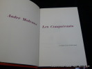 Les Conqu&eacute;rants.. Andr&eacute; Malraux.