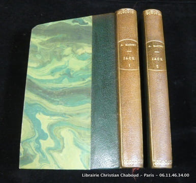 Jack. 2 volumes complet.. Alphonse Daudet. Illustrations de Myrbach.