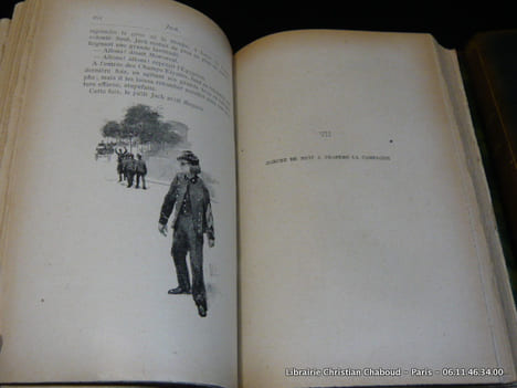 Jack. 2 volumes complet.. Alphonse Daudet. Illustrations de Myrbach.