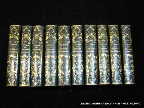 Histoire Naturelle des quadrupèdes ovipares, serpens, poissons et cétacés, par M. le comte de Lacépède pour faire suite aux oeuvres de Buffon. En 20 ...