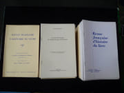 Lot de 95 extraits de revues de la Revue Française d'Histoire du Livre. par Revue français d'histoire du livre.  Société des Bibliophiles de Guyenne. Collectif.  - Image 1