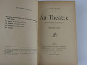 Au Théâtre. Réflexions critiques. 3e série. Envoi de l'auteur à Max Maurey. par BLUM Léon - Image 4