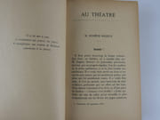 Au Théâtre. Réflexions critiques. 3e série. Envoi de l'auteur à Max Maurey. par BLUM Léon - Image 5