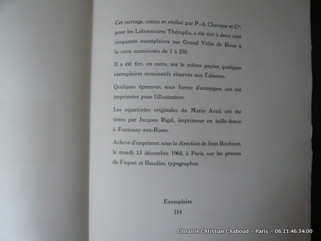 La Médecine Arabe. Aquatintes originales de Mario Avati.. ARNALDEZ Roger, AVATI Mario