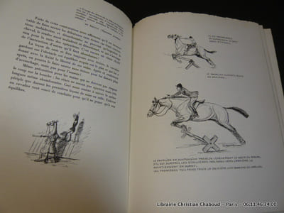 Conseils aux instructeurs d'équitaion. 6 hors-texte en couleurs et 200 croquis.