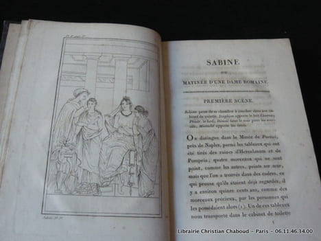 Sabine ou matinée d'une dame romaine à sa toilette à la fin du premier siècle de l'ère chrétienne. Pour servir à l'histoire de la vie privée des ...