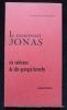 LE NOUVEAU JONAS theatre contemporain en 6 tableaux. Elie-Georges Berreby