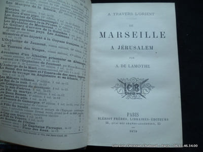 A travers l'Orient. De Marseille à Jérusalem