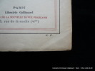 Correspondance 1905-1914 **. Exemplaire du service de presse.. Jacques Rivière et Alain Fournier