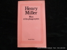 Max et les phagocytes. Henry Miller
