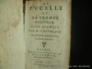 La pucelle ou la France délivrée. Poème héroique. Seconde édition revue et retouchée par M. Chapelain - Image 2
