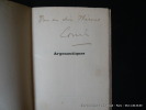 Argonautiques. Envoi de l'auteur.. Gautier Vignal L.