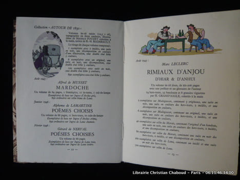 Une aventure en Calabre. Suivi du catalogue des Editions JACQUES-PETIT. Paul-Louis COURIER. Illustrations de Maurice Pouzet.