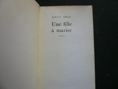 Une fille à marier