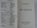 De Gaulle. Envoi de l'auteur à Albert Chambon. MAURIAC François