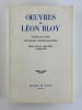 Oeuvres de L&eacute;on Bloy VI. Sueur de sang. Histoires d&eacute;sobligeantes.. L&eacute;on BLOY. Edition &eacute;tablie par Joseph Bollery et Jacques Petit