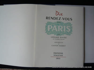 Dix rendez-vous avec Paris.