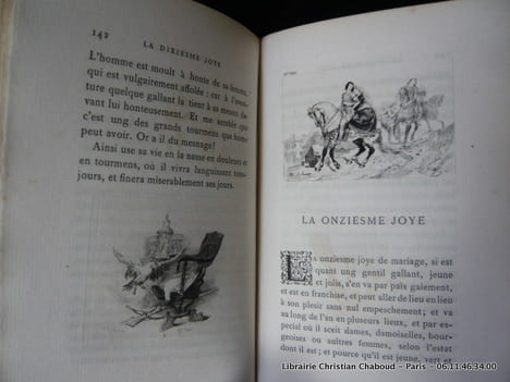 LES QUINZE JOYES DE MARIAGE. Avec des notes et un glossaire par D. Jouaust et une préface de Louis Ulbach. Eaux-fortes par Ad. Lalauze.. Anonyme