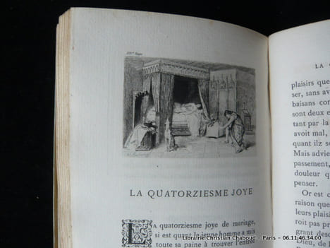 LES QUINZE JOYES DE MARIAGE. Avec des notes et un glossaire par D. Jouaust et une préface de Louis Ulbach. Eaux-fortes par Ad. Lalauze.. Anonyme
