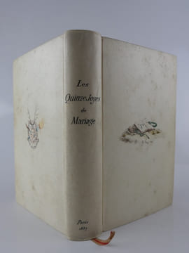 LES QUINZE JOYES DE MARIAGE. Avec des notes et un glossaire par D. Jouaust et une préface de Louis Ulbach. Eaux-fortes par Ad. Lalauze.. Anonyme