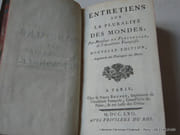 Entretiens sur la pluralité des Mondes. Nouvelle édition, Augmentée des Dialogues des morts par Fontenelle - Image 3