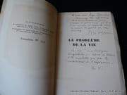 Le problème de la vie. par Dr Maurice Vernet. Préface de Louis Lavelee - Image 2