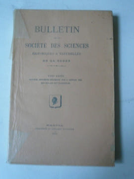 Bulletin de la Société des Sciences historiques et naturelles de la Corse XVIIIe année. Octobre-Novembre-Décembre 1899. 214e-215e-216e-217e ...