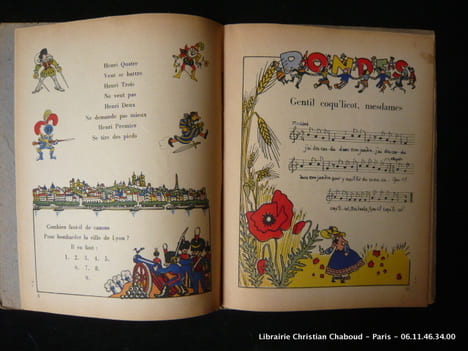 Comptines rondes et chansons pour les enfants sages. Illustrations de Henri Monier et Pol Ferjac. Arrangement musical de L. Arnould de Gremilly.. ...
