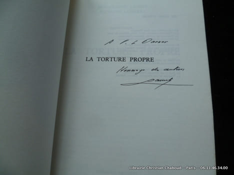 La torture propre. Jean-Claude Lauret. Ramond Lasierra