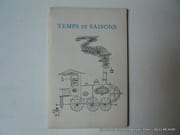 Temps et saisons. Plaquette hors-commerce éditée à l'occasion du nouvel an 1961 pour les amis de la Tour d'Argent. par Claude Terrail - Image 1