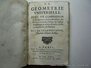 Les Fortifications Royales, ou Architecture militaire, ancienne et moderne, et un Traité de l'Artillerie et usage du Canon. Suivi de La Geométrie universelle, avec un Compendion de Perspective, la Construction des Cadrans Solaires etc 2 t. reliés en 1 vol par LA FONTAINE de  - Image 8
