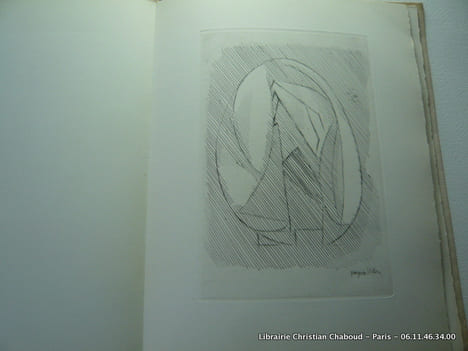 La soif du jonc. Poème de Tiggie Ghika orné de trois pointes sèches par Jacques Villon. GHIKA Tiggie - VILLON Jacques