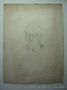 André Gide.  Lithographie originale sur vélin Johannot, signée, numérotée 22/25. Mention manuscrite (non identifiée) au crayon rouge  "Cadeau de ...