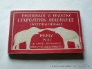 Promenade à travers l'exposition coloniale internationale. Paris 1931. 24 cartes détachables.. Exposition coloniale internationale
