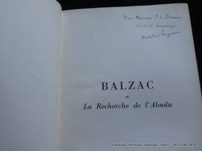 Balzac et La Recherche de l'Absolu
