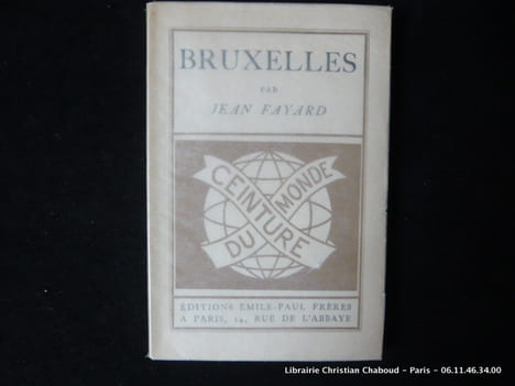 Bruxelles. Frontispice de Haardt.. FAYARD Jean