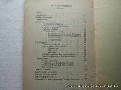 L'ENCROMANCIE. Nouvelle méthode simplifiée d'interprétation des taches d'encre.