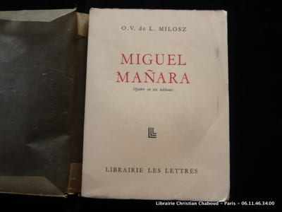 Oeuvres complètes III Miguel Manara. Mystère en six tableaux. Faust - traduction fragmentaire.