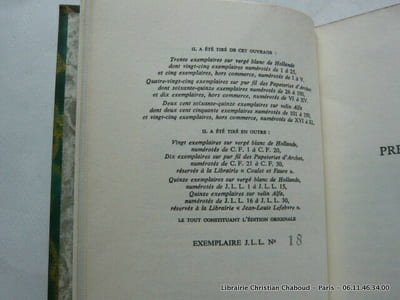 La coloquinte. Edition originale.