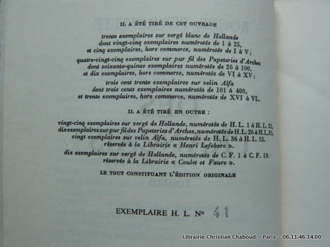 Des français. Edition originale.. PEYREFITTE Roger