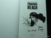 Pandora beach. Augmenté d'un dessin original signé à pleine page. par Eric Borg & Alex Talamba - Image 2