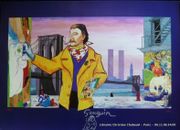 Grand poster imprimé en offset sur papier fort : Gauguin. 50x70 cm hors-tout. Dessin 35 x 63cm. par OTSO