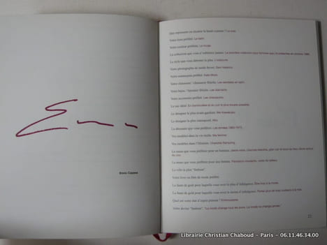 FASHION LE QUESTIONNAIRE. Avant-propos de Michael Specter. Illustrations de Gladys Perint Palmer et François Berthoud