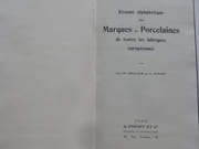 Résumé alphabetique des Marques de Porcelaines de toutes les fabriques européennes. Compagnon de l'amateur de porcelaines. par Ch. de Grollier et A. Popoff - Image 3