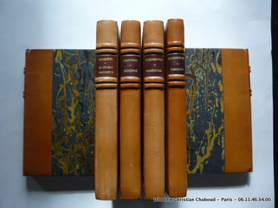 Dominique. Edition du Club Français du Livre reliée dans un élégant demi-chagrin fauve.