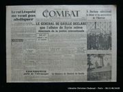 Combat De la Résistance à la Révolution. 5e année n°323 Mercredi 02 juin 1945. par Collectif. Directeur gérant : Pascal Pia. - Image 1