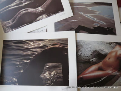 Belle des sables. Portfolio. Envoi de Lucien Clergue.