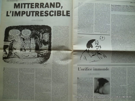 L'Eternité n°1. Journal mensuel Février 1997 On n'est pas de pédés .. Rédacteurs en chef : Nabe, Vuillemin, Pajak